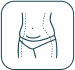 Illustration of a woman's midsection and underwear.