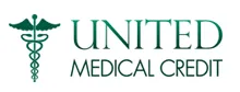 United Medical Credit logo with caduceus symbol.